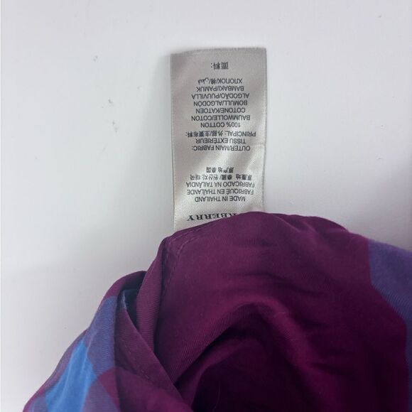 Burberry Brit Multicolor Plaid Cotton Button Down Full Sleeve Shirt XL - S - Picture 12 of 13